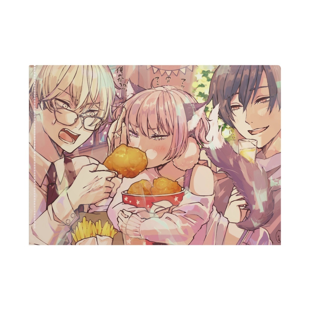 チキンたべるっ！＜あめとかいぬし＞　クリアファイル