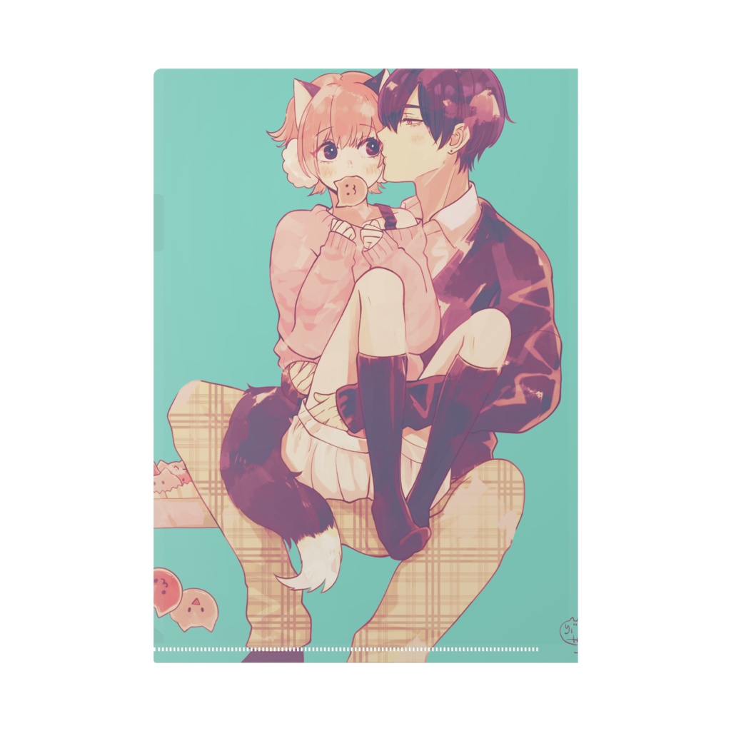 だっこしたい!<あめとかいぬし> クリアファイル