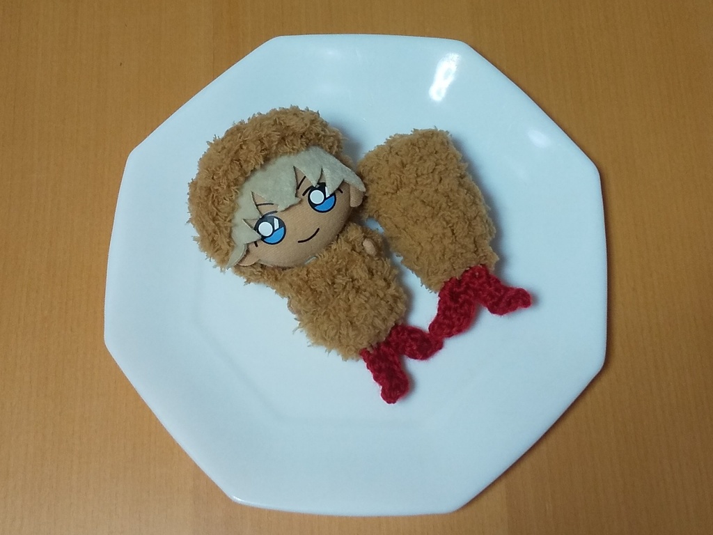 エビフライ着ぐるみ(ぬい服)