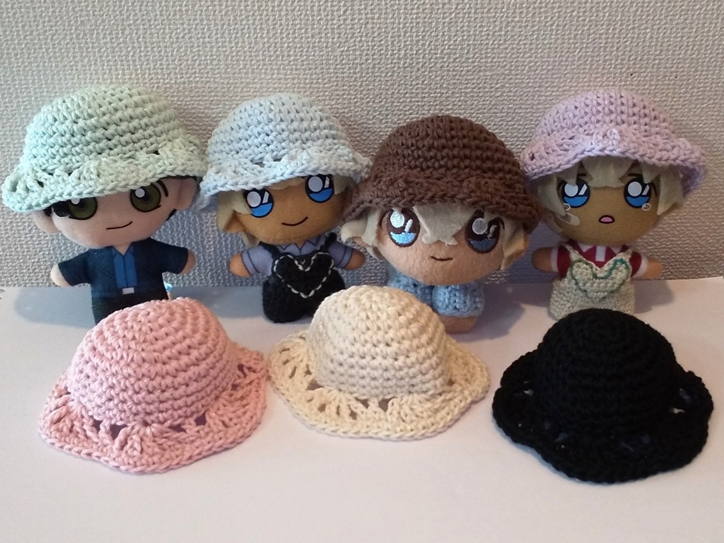 カラフル帽子(ぬい、おまんじゅう用)