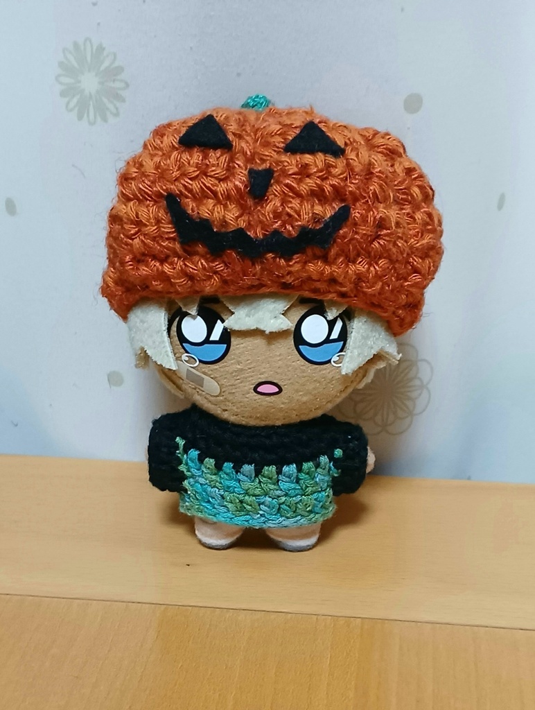 カボチャ帽子(ぬい用)