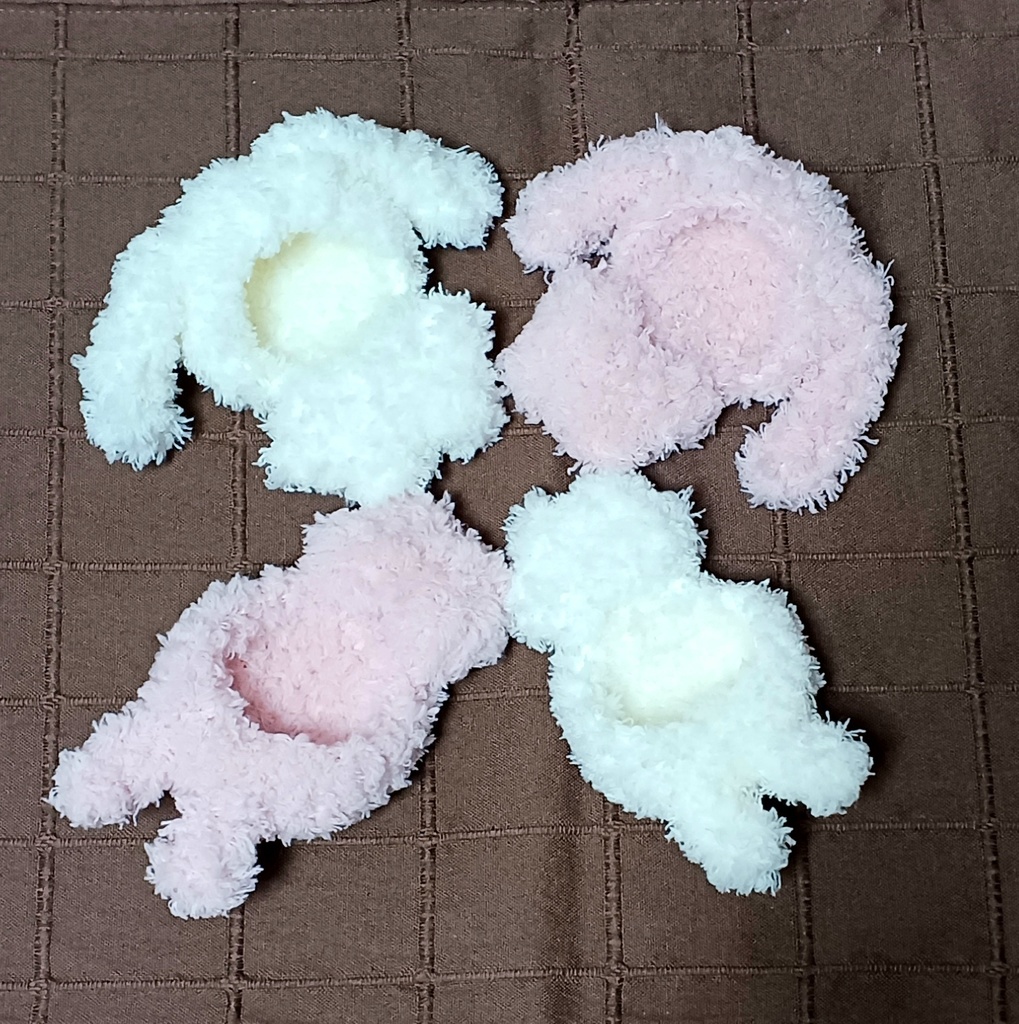 ウサギ着ぐるみ(10cmぬい用)