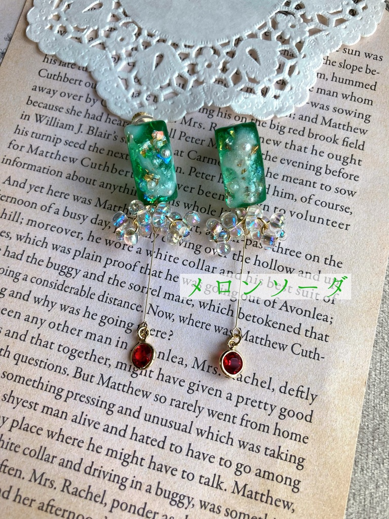 クリームソーダモチーフアクセサリー