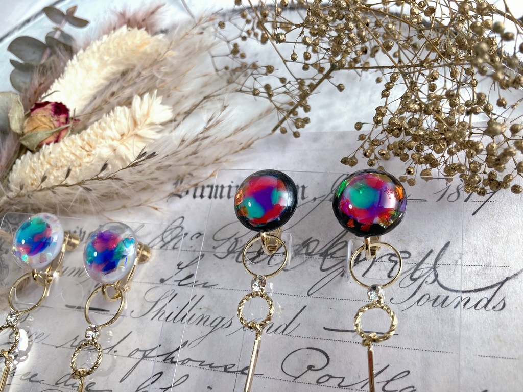 刀剣乱舞/巴型薙刀・静型薙刀イメージイヤリング(2way)