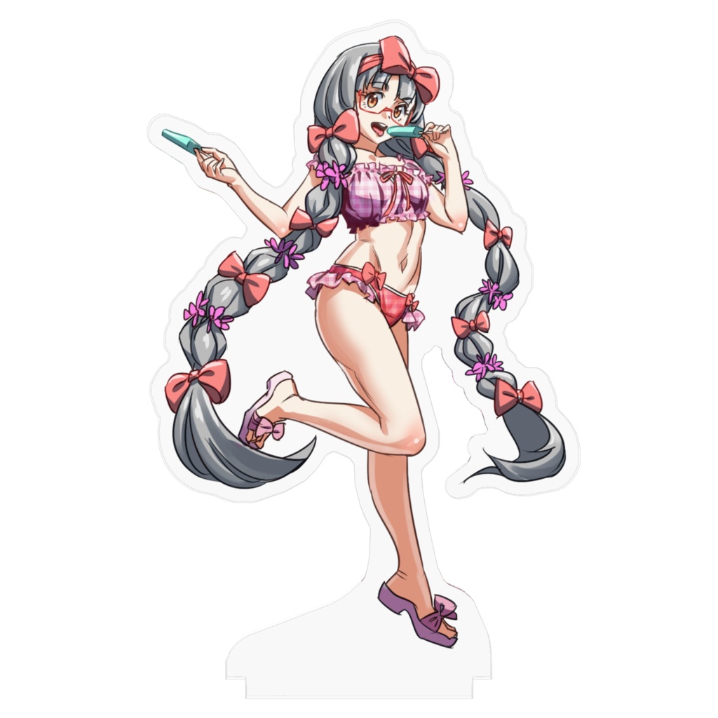 はるさきみるく『春告紅華』2022水着アクリルフィギュアスタンド