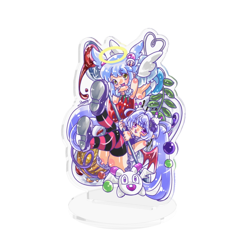 天使なシロンと悪魔なダァクアクスタ