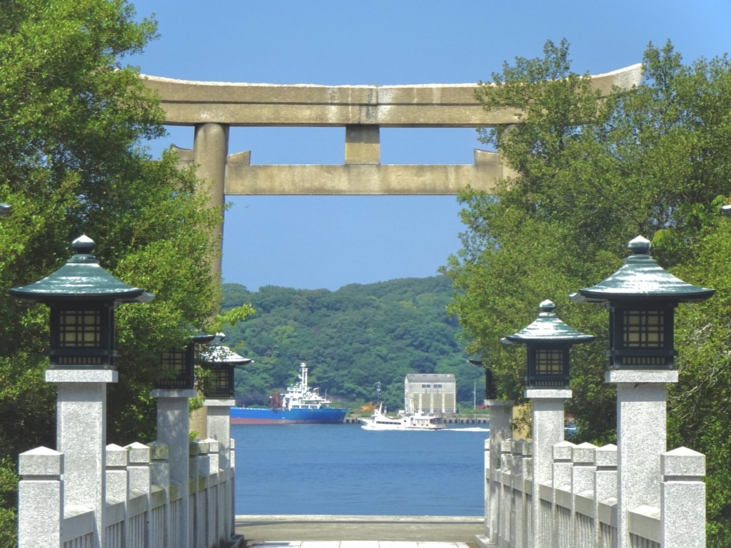 アニメ風・海辺の日本背景素材セット(5枚)