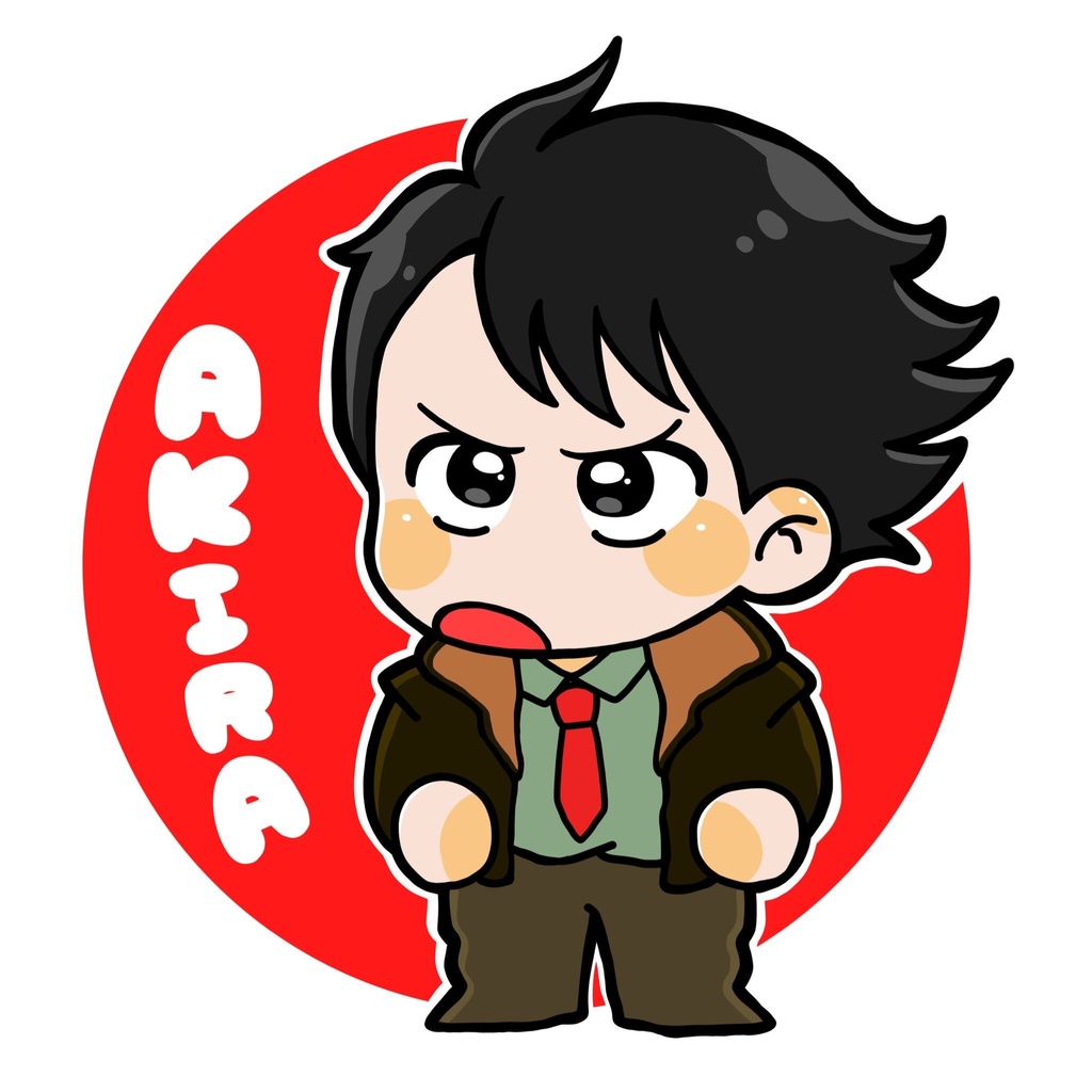 甲斐くんアクキー(背景あり)