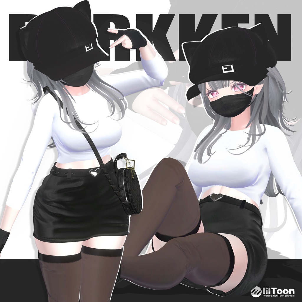 🎀🧢Beret - Free Download | ベレー帽 - 無料配布🖤