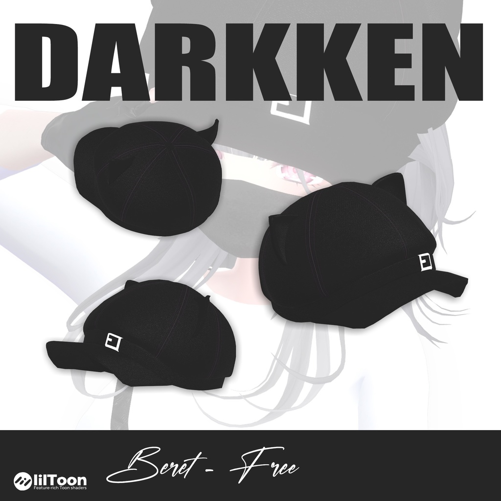 🎀🧢Beret - Free Download | ベレー帽 - 無料配布🖤