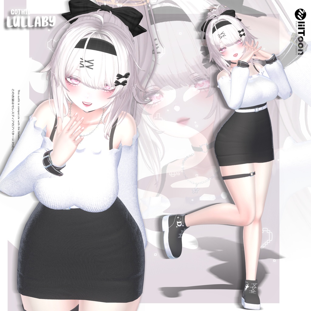 🖤🎀 Gothic Lullaby – Outfit for Selestia | ゴシックララバイ – セレスティア対応衣装🕯️✨