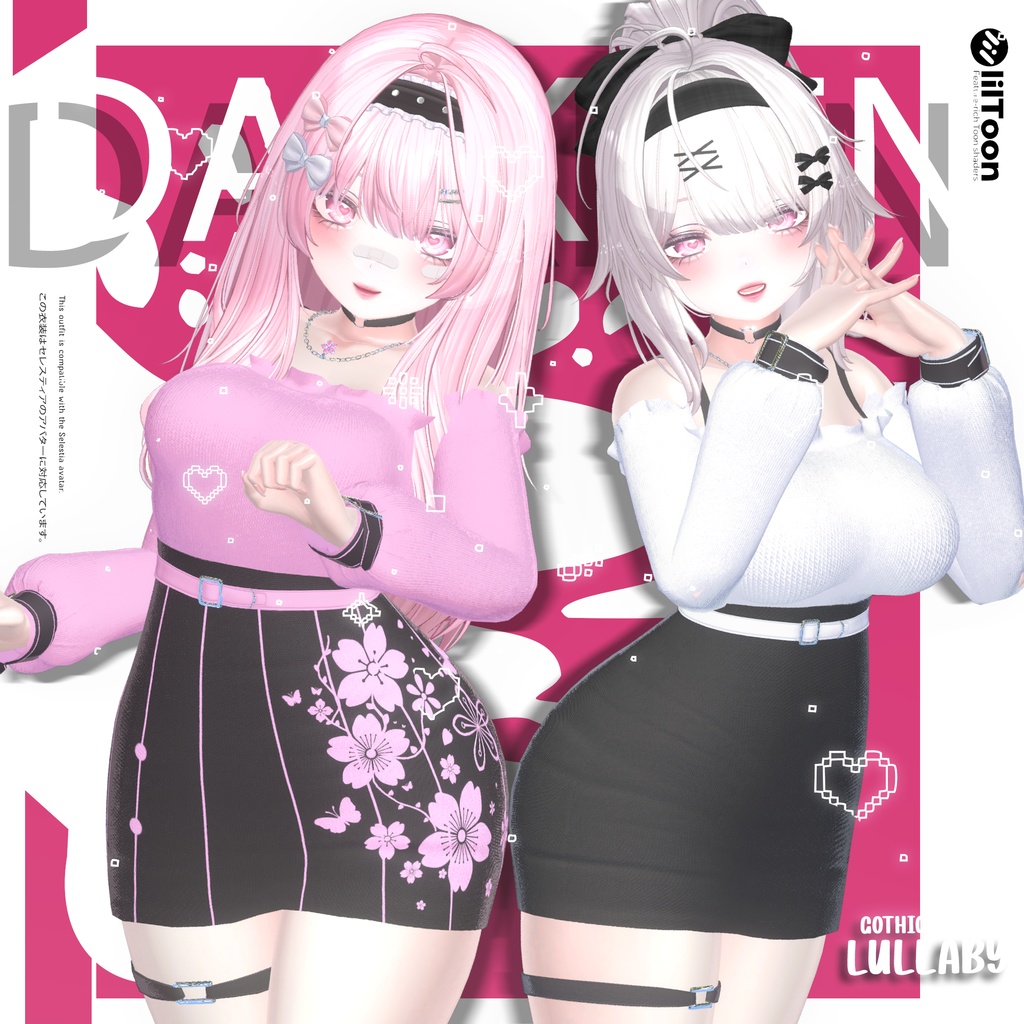 🖤🎀 Gothic Lullaby – Outfit for Selestia | ゴシックララバイ – セレスティア対応衣装🕯️✨
