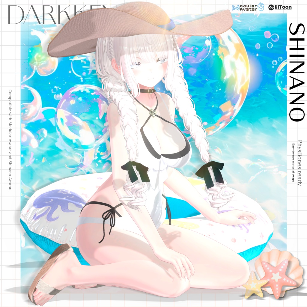 🏖️ Luna Blanca | Swimwear for Shinano 🌊 ☀️ Luna Blanca 〜しなののためのスイムウェア〜