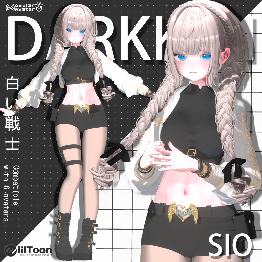 ⚪🗡️ 白い戦士| White Warrior ⚪⚔️