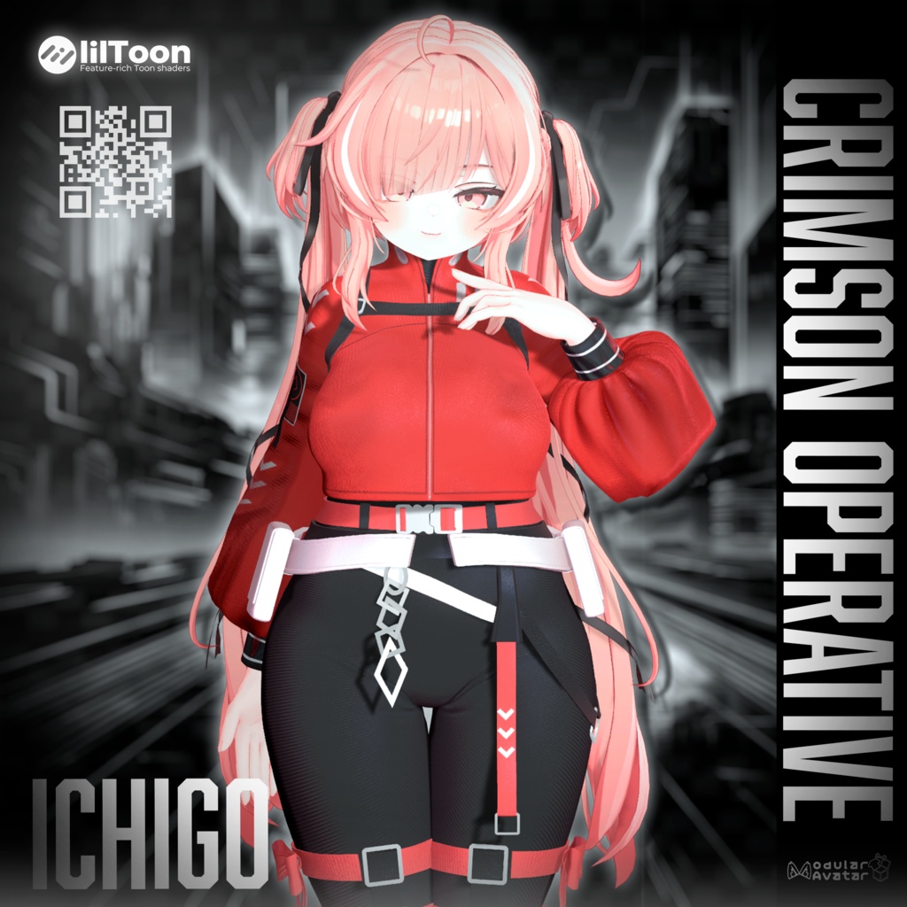 ✨Crimson Operative | 🖤 戦術スーツ✨