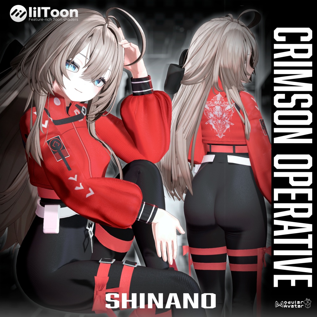 ✨Crimson Operative | 🖤 戦術スーツ✨