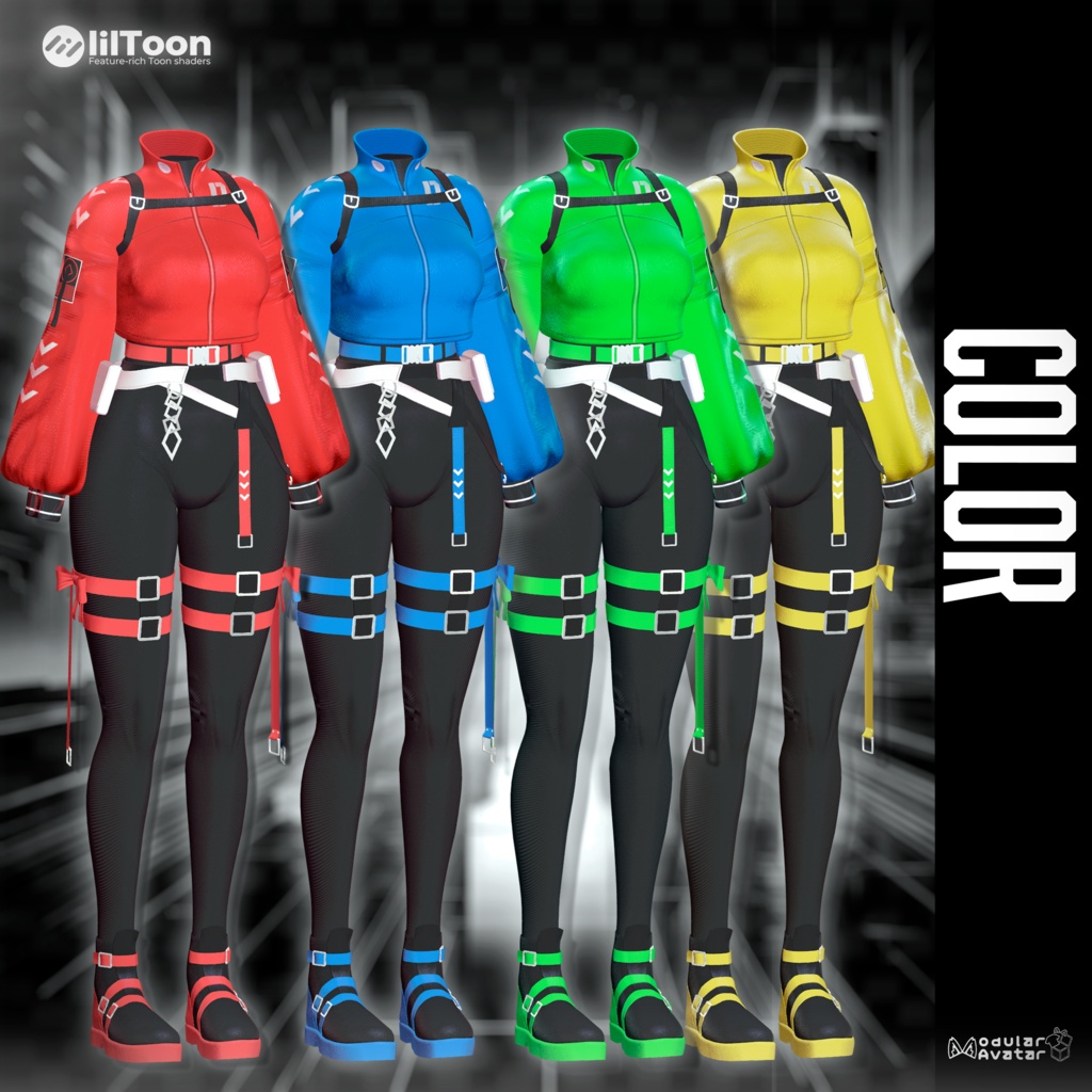 ✨Crimson Operative | 🖤 戦術スーツ✨