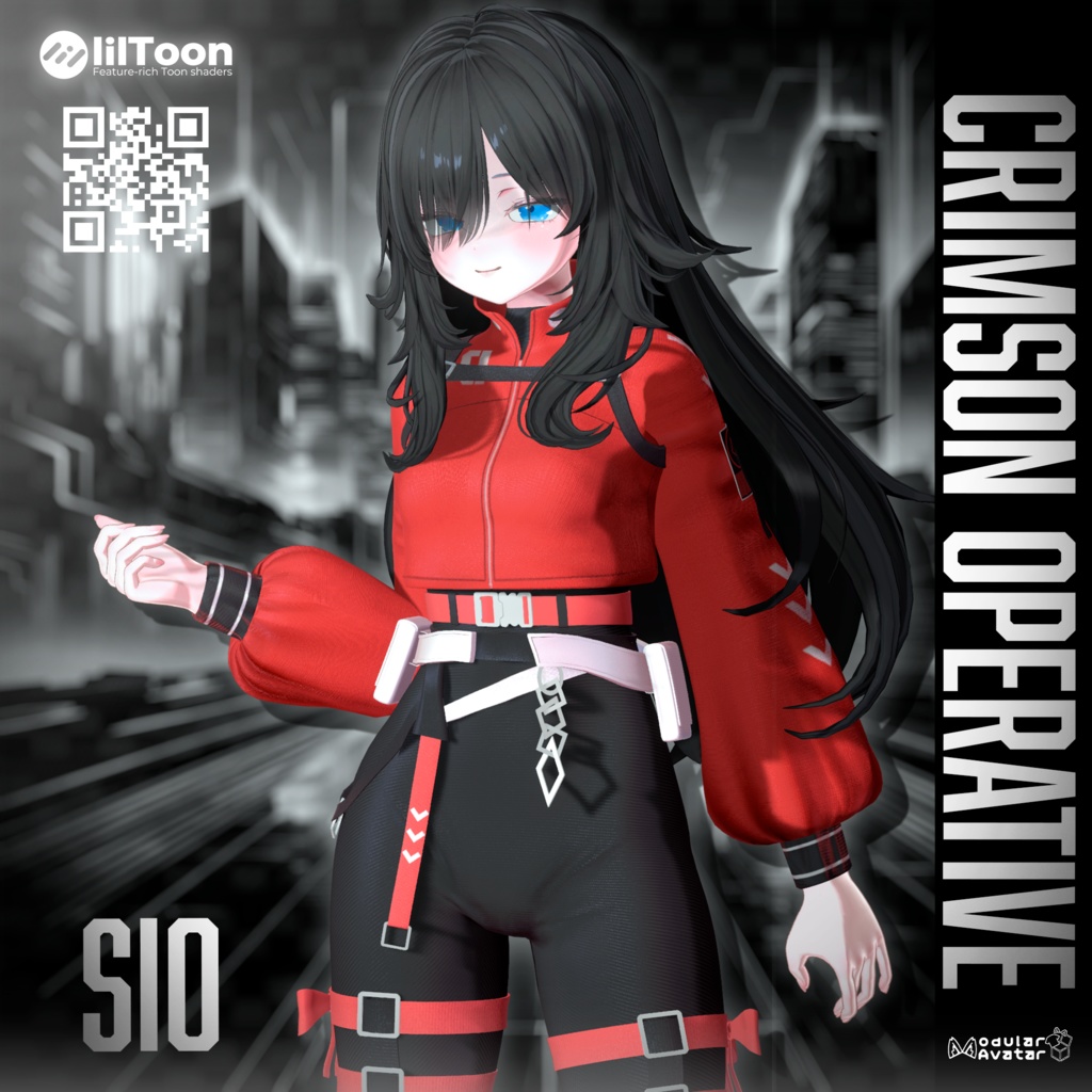 ✨Crimson Operative | 🖤 戦術スーツ✨