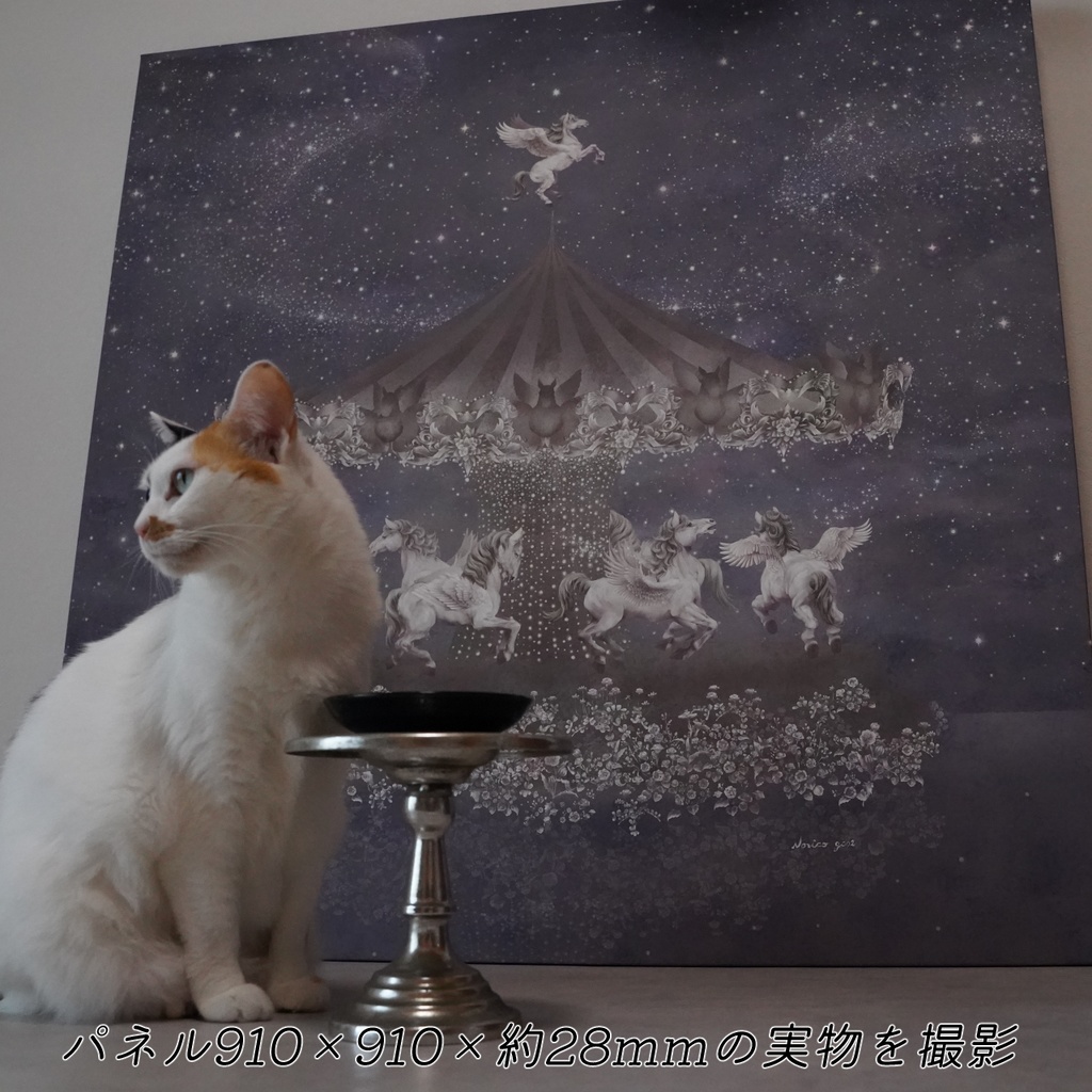 ジークレープリント紙のみ390×390mm ペガサス 【月下美人 一夜】