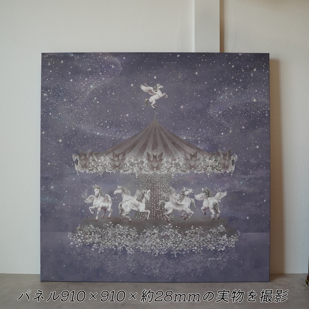 ジークレープリント紙のみ1000×1000mm ペガサス 【月下美人 一夜】