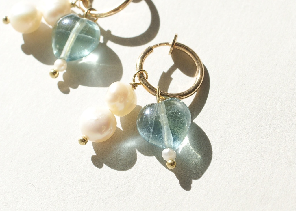 GS2 heart earrings <ちいさいハート>