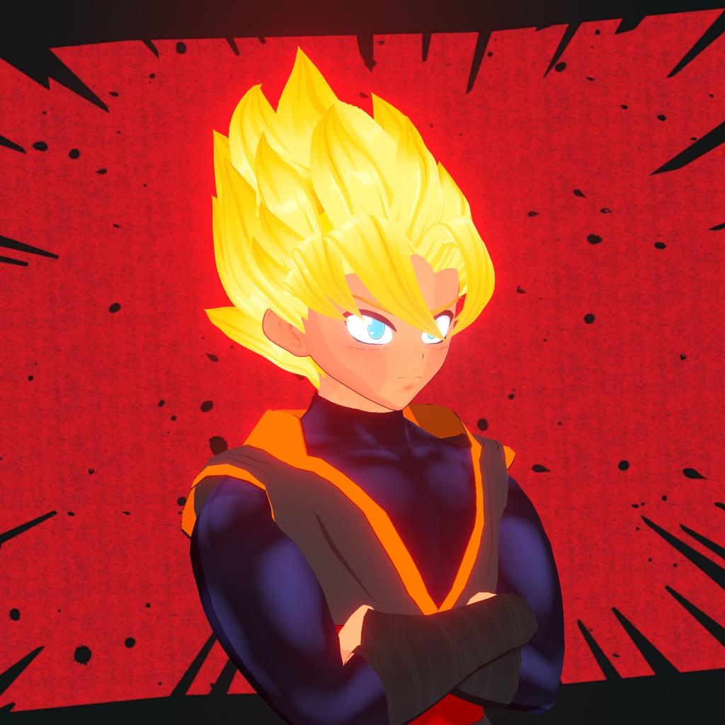 VRoid SSJ Hair Pack Dragonball Z - Super (UPDATED)