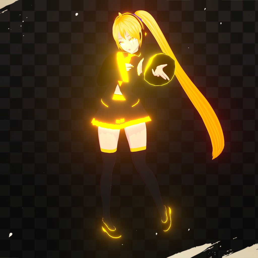 VRoid Akita Neru VRM Model
