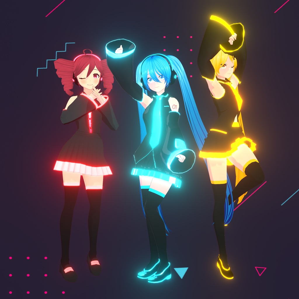 VROID Vocaloid Models Pack