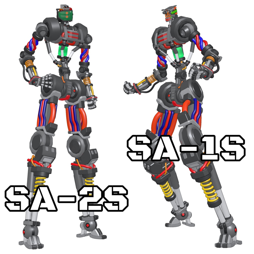 サバイバルアーミーリメイク【VRM】【blend】【VRchat】