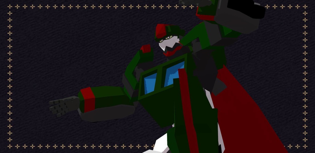 オリジナルキャラクター インテーク・ホールド (VRM+おまけ)