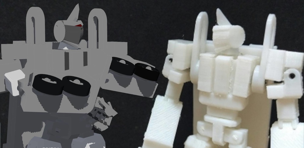 トラック騎士詰め合わせ「無料」(3Dプリント用のSTL、改造用のFBX、アバター用のVRM)