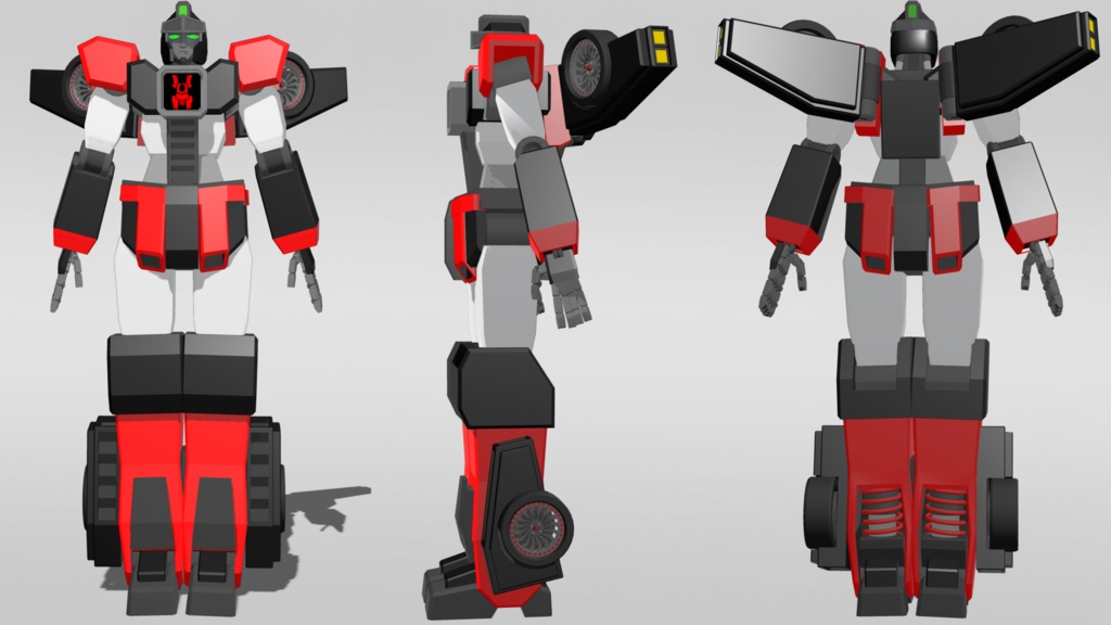 変形合体ロボ~Tera Vehicle~【VRChat対応】【cluster対応】【無料】