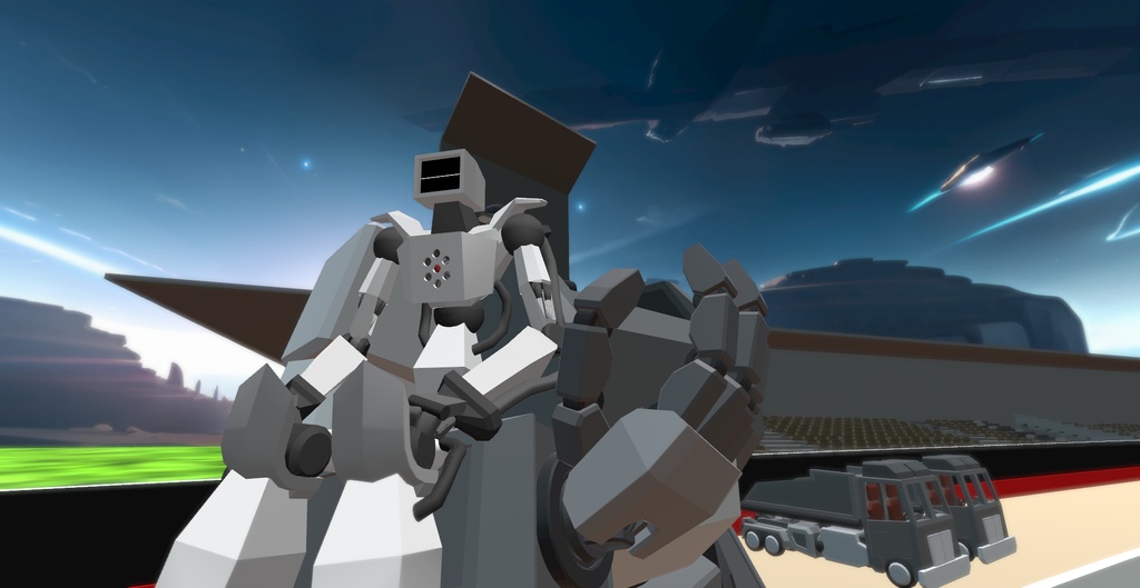 cluster用の乗り物~試作六号機「小型機」~【free】【unitypackage】