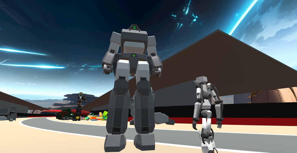 cluster用の乗り物~試作六号機「小型機」~【free】【unitypackage】