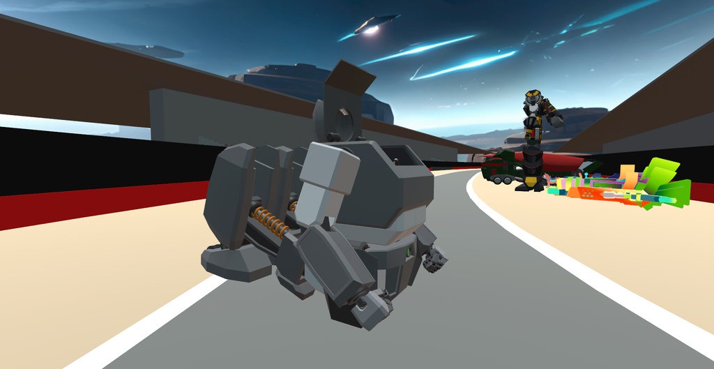 cluster用の乗り物~試作六号機「小型機」~【free】【unitypackage】