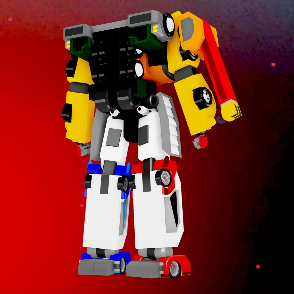 合体戦士センチネル・ヴァンガード【free】【VRChat対応】【cluster対応】