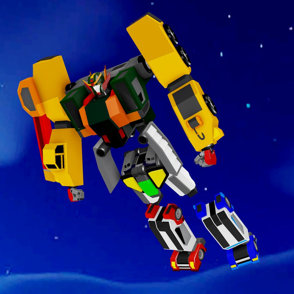 合体戦士センチネル・ヴァンガード【free】【VRChat対応】【cluster対応】