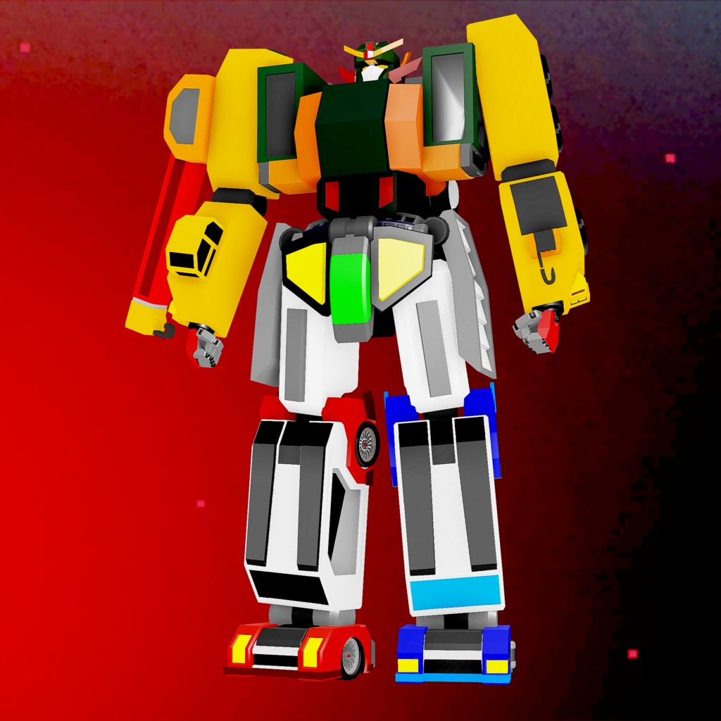 合体戦士センチネル・ヴァンガード【free】【VRChat対応】【cluster対応】