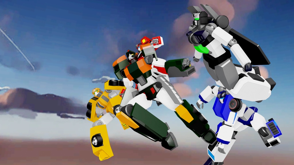 合体戦士センチネル・ヴァンガード【free】【VRChat対応】【cluster対応】