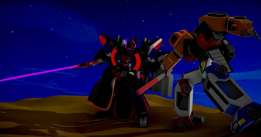 【VRChat対応】【cluster対応】三龍一神~ゴッド・ドラグーン~【VRM】【unitypackage】