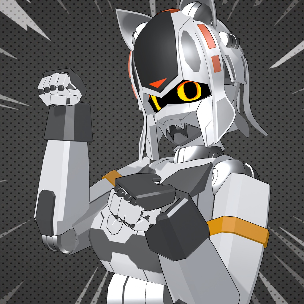 汎用戦機~【金華(Kinka)】【銀狼(Ginrou)】【銅章(Dousyou)】~【cluster対応】【VRC対応】