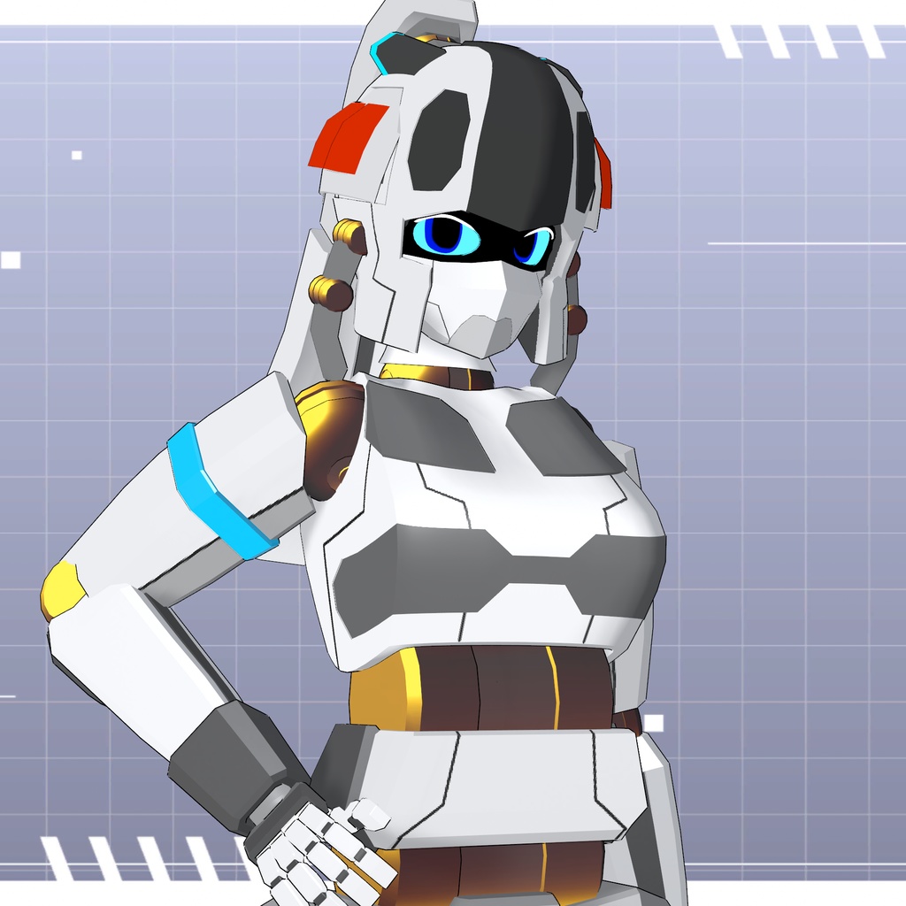 汎用戦機~【金華(Kinka)】【銀狼(Ginrou)】【銅章(Dousyou)】~【cluster対応】【VRC対応】