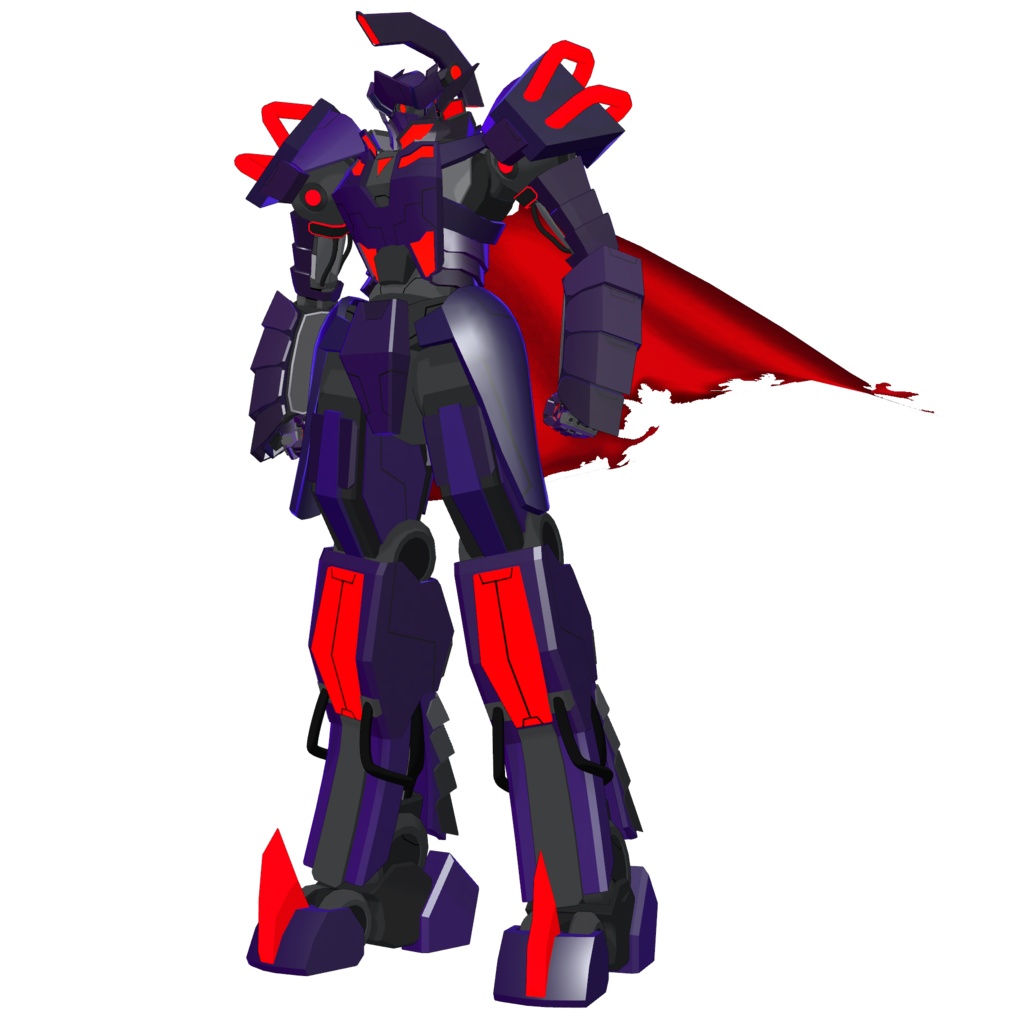 【VRChat対応】【cluster対応】鋼鉄のデュラハン「Calamity-Nova」&可変式馬兵「Giga-horse」【VRM】【unitypackage】【FBX】