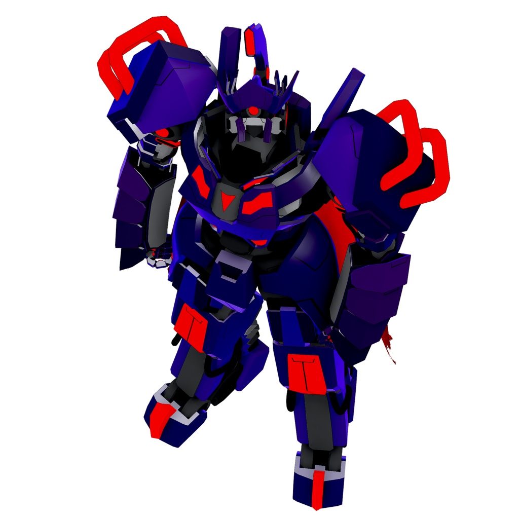 【VRChat対応】【cluster対応】鋼鉄のデュラハン「Calamity-Nova」&可変式馬兵「Giga-horse」【VRM】【unitypackage】【FBX】