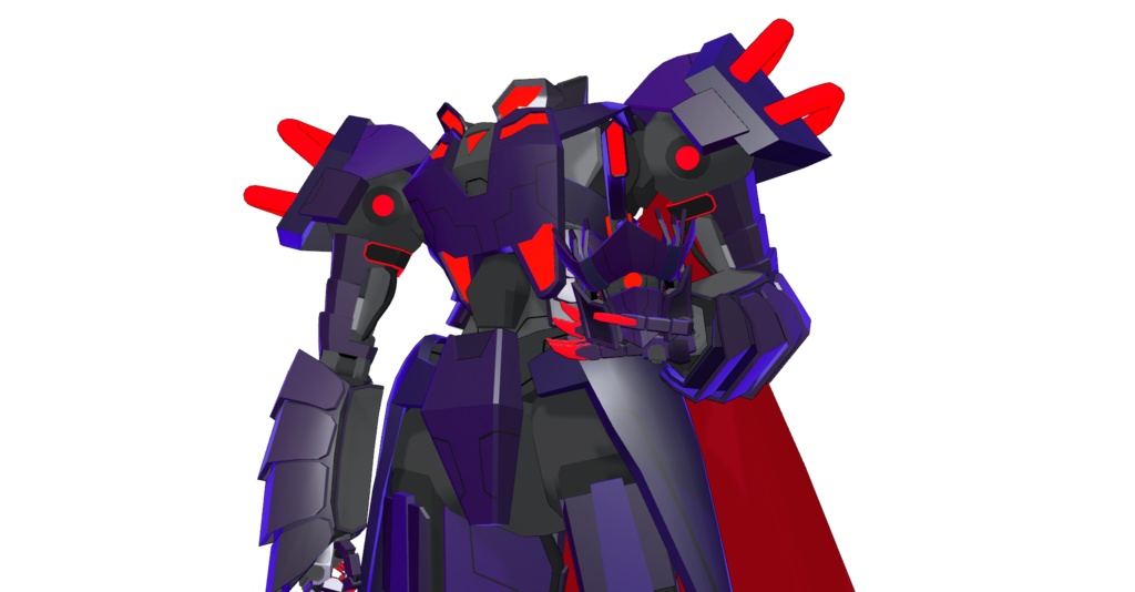 【VRChat対応】【cluster対応】鋼鉄のデュラハン「Calamity-Nova」&可変式馬兵「Giga-horse」【VRM】【unitypackage】【FBX】