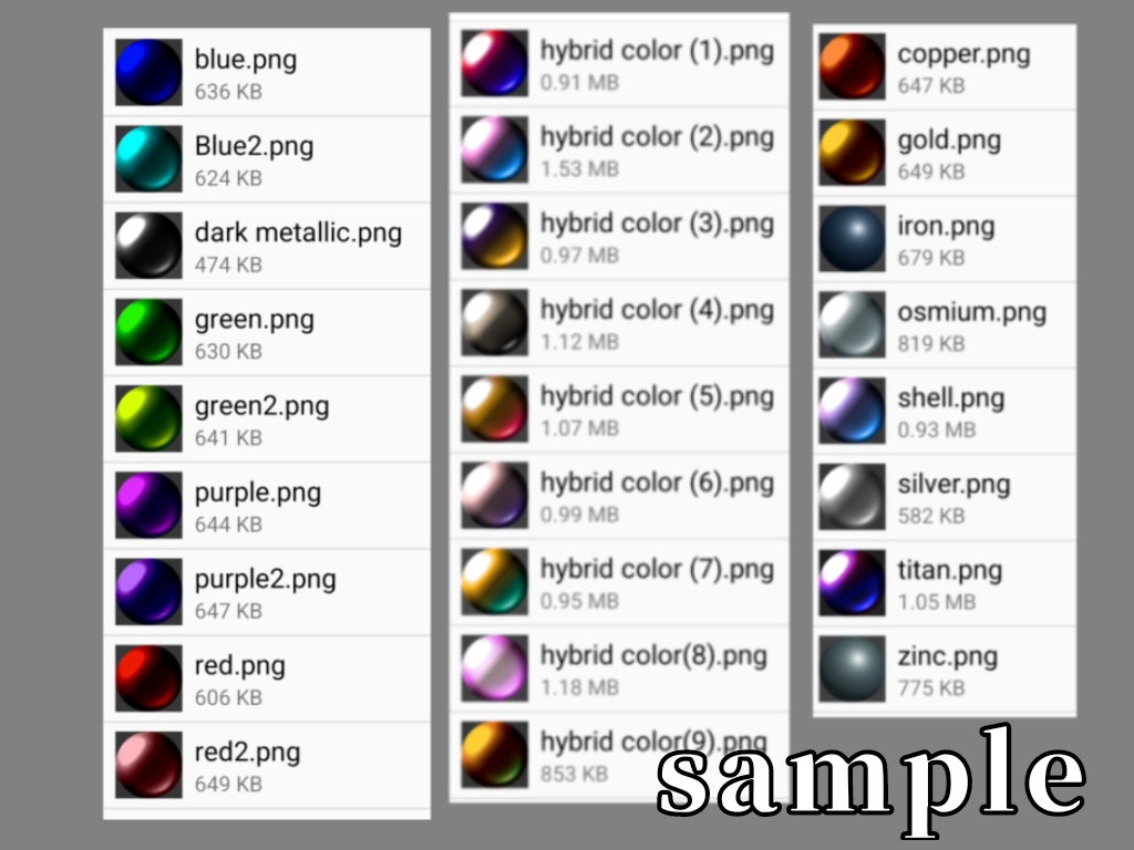 SP式MATCAP 「非商業利用無料」