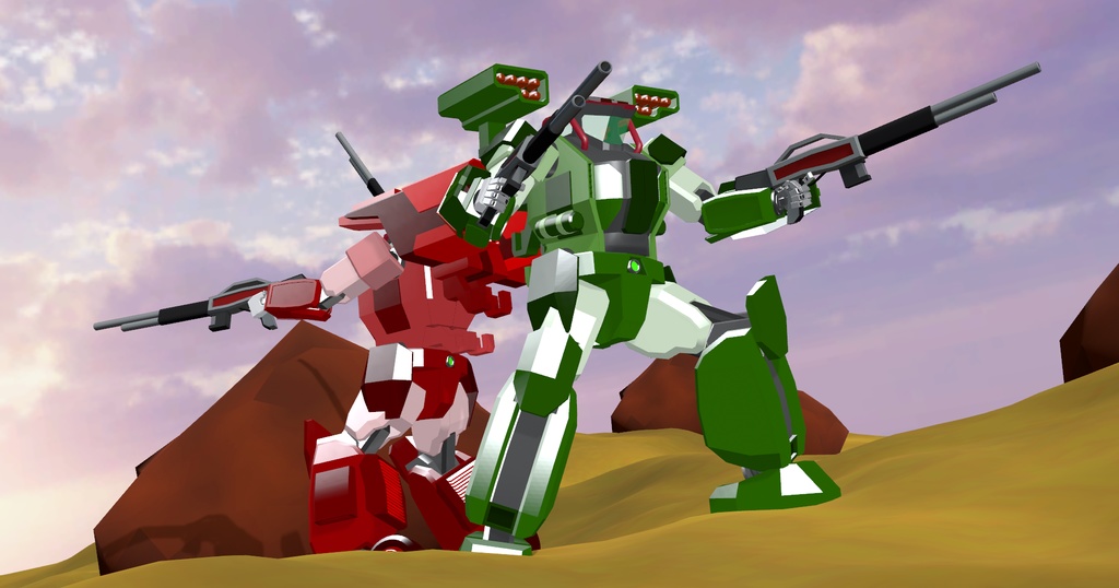 試作七号機~強化型~全九種【free】【VRM】