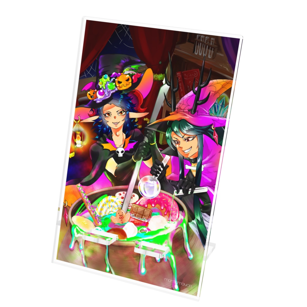 サタンとトメンカイ(仮)ハロウィン2020 アクリルスマフォスタンド