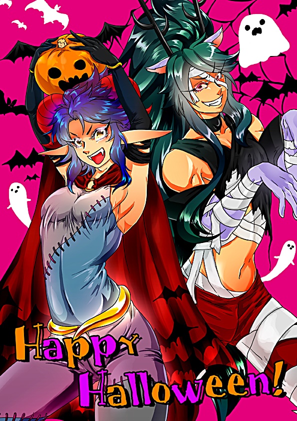 サタンとトメンカイ(仮)ハロウィン2018 アクリルスマフォスタンド