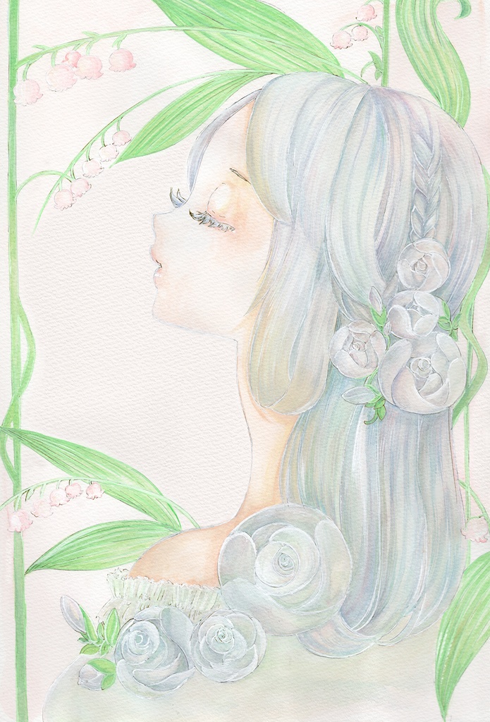 スズランと少女クリアファイル